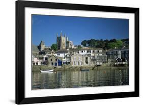 Waterfront, Fowey, Cornwall, England, United Kingdom-Julia Bayne-Framed Photographic Print