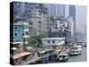 Waterfront, Guangzhou (Canton), China, Asia-Tim Hall-Stretched Canvas