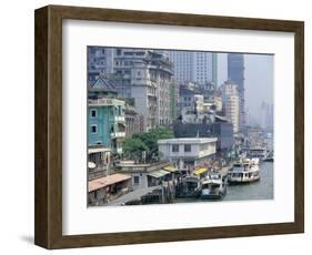 Waterfront, Guangzhou (Canton), China, Asia-Tim Hall-Framed Photographic Print