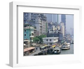 Waterfront, Guangzhou (Canton), China, Asia-Tim Hall-Framed Photographic Print