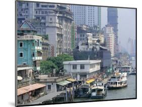 Waterfront, Guangzhou (Canton), China, Asia-Tim Hall-Mounted Photographic Print