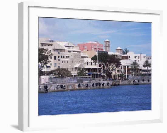 Waterfront, Hamilton, Bermuda, Atlantic, Central America-G Richardson-Framed Photographic Print