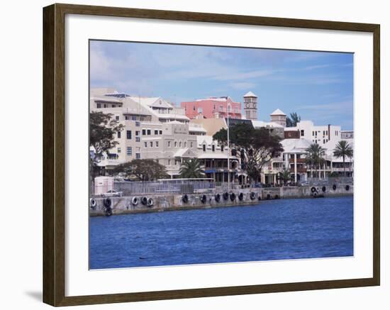 Waterfront, Hamilton, Bermuda, Atlantic, Central America-G Richardson-Framed Photographic Print