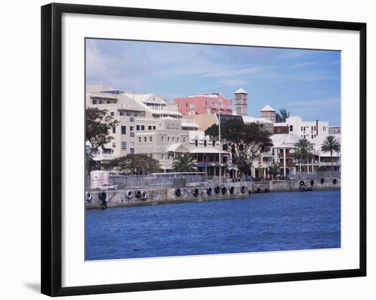 Waterfront, Hamilton, Bermuda, Atlantic, Central America-G Richardson-Framed Photographic Print