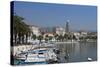 Waterfront, Harbour and Cathedral, Split, Croatia, Europe-John Miller-Stretched Canvas