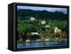 Waterfront Houses, Inarajan, Guam-John Elk III-Framed Stretched Canvas