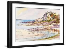 Waterfront II-Jane Slivka-Framed Art Print