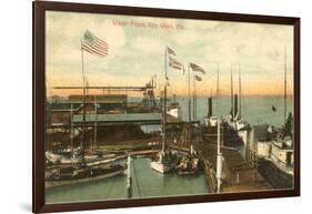 Waterfront, Key West, Florida-null-Framed Art Print