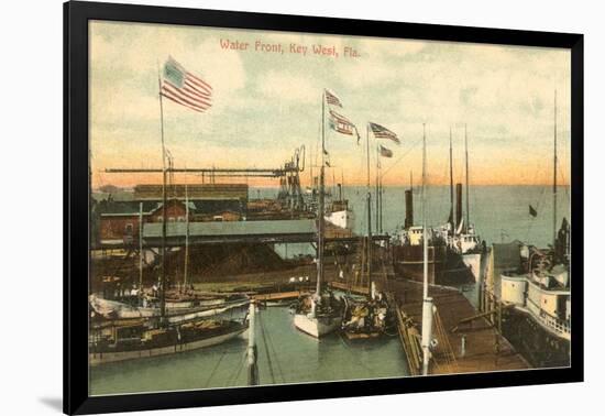 Waterfront, Key West, Florida-null-Framed Art Print