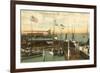 Waterfront, Key West, Florida-null-Framed Premium Giclee Print