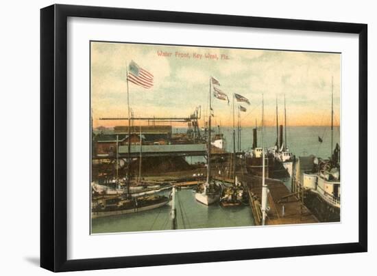 Waterfront, Key West, Florida-null-Framed Art Print