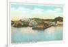 Waterfront, Mackinac Island, Michigan-null-Framed Art Print
