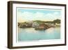 Waterfront, Mackinac Island, Michigan-null-Framed Art Print