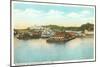 Waterfront, Mackinac Island, Michigan-null-Mounted Art Print