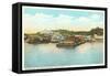 Waterfront, Mackinac Island, Michigan-null-Framed Stretched Canvas