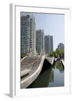 Waterfront Marina, Wave Deck, Lake View Apartments, Toronto, Ontario, Canada-Cindy Miller Hopkins-Framed Photographic Print