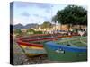 Waterfront, Mindelo, Island of Sao Vicente, Cape Verde Islands, Africa-Bruno Barbier-Stretched Canvas