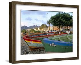 Waterfront, Mindelo, Island of Sao Vicente, Cape Verde Islands, Africa-Bruno Barbier-Framed Photographic Print