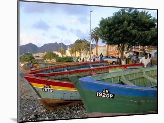 Waterfront, Mindelo, Island of Sao Vicente, Cape Verde Islands, Africa-Bruno Barbier-Mounted Photographic Print