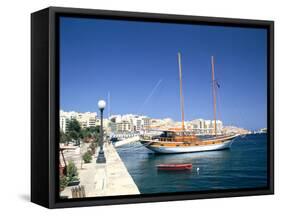 Waterfront of Sliema, Malta-Peter Thompson-Framed Stretched Canvas