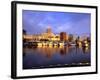 Waterfront of the Willamette River, Portland, Oregon, USA-Janis Miglavs-Framed Photographic Print