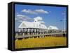 Waterfront Park Pier, Charleston, South Carolina, United States of America, North America-Richard Cummins-Framed Stretched Canvas