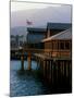 Waterfront Restaurant, Stern's Wharf, Santa Barbara, California-Savanah Stewart-Mounted Photographic Print