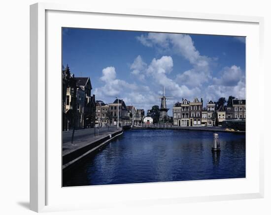 Waterfront Scene in Leiden-Philip Gendreau-Framed Photographic Print