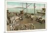 Waterfront Scene, San Francisco, California-null-Mounted Premium Giclee Print