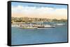 Waterfront, Smith Cove, Seattle, Washington-null-Framed Stretched Canvas