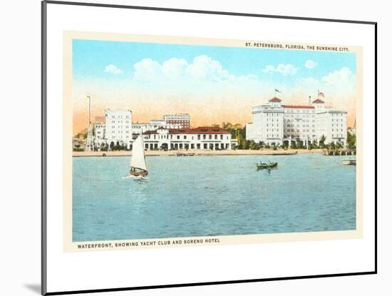 Waterfront, St. Petersburg, Florida-null-Mounted Art Print