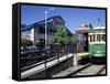 Waterfront Streetcar, Seattle, Washington, USA-Jamie & Judy Wild-Framed Stretched Canvas