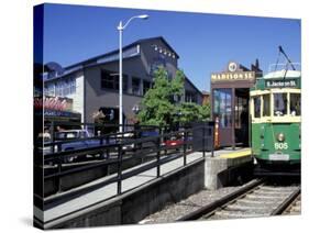 Waterfront Streetcar, Seattle, Washington, USA-Jamie & Judy Wild-Stretched Canvas