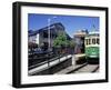 Waterfront Streetcar, Seattle, Washington, USA-Jamie & Judy Wild-Framed Photographic Print