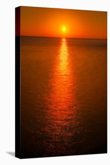 Waterfront Sunrise-Steve Gadomski-Stretched Canvas