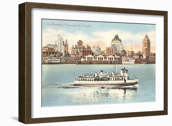 Waterfront, Vancouver, British Columbia-null-Framed Art Print