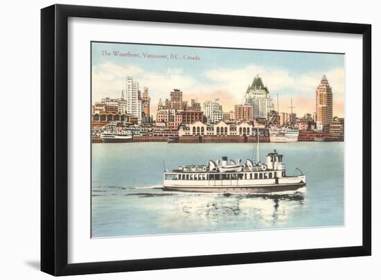 Waterfront, Vancouver, British Columbia-null-Framed Art Print