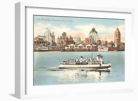 Waterfront, Vancouver, British Columbia-null-Framed Art Print