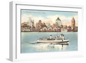 Waterfront, Vancouver, British Columbia-null-Framed Art Print