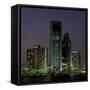 Waterfront View of City Skyline, Corpus Christi, Texas-Walter Bibikow-Framed Stretched Canvas