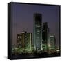 Waterfront View of City Skyline, Corpus Christi, Texas-Walter Bibikow-Framed Stretched Canvas