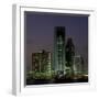 Waterfront View of City Skyline, Corpus Christi, Texas-Walter Bibikow-Framed Premium Photographic Print