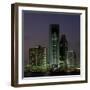 Waterfront View of City Skyline, Corpus Christi, Texas-Walter Bibikow-Framed Photographic Print