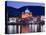 Waterfront View of Southern Harbor, Lesvos, Mithymna, Northeastern Aegean Islands, Greece-Walter Bibikow-Stretched Canvas