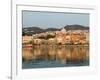 Waterfront View of Southern Harbor, Lesvos, Mithymna, Northeastern Aegean Islands, Greece-Walter Bibikow-Framed Photographic Print