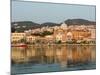 Waterfront View of Southern Harbor, Lesvos, Mithymna, Northeastern Aegean Islands, Greece-Walter Bibikow-Mounted Photographic Print