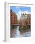 Waterfront Warehouses and Lofts in the Speicherstadt Warehouse District of Hamburg, Germany,-Miva Stock-Framed Photographic Print