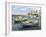 Waterfront with Luzzu Fishing Boats, Marsalforn, Gozo Island, Malta-Martin Zwick-Framed Premium Photographic Print