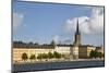 Waterfront with Riddarholmen Church in background, Gamla Stan, Stockholm, Sweden, Scandinavia, Euro-Richard Maschmeyer-Mounted Photographic Print