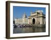 Waterfront with Taj Mahal Palace and Tower Hotel and Gateway of India, Mumbai (Bombay), India-Stuart Black-Framed Premium Photographic Print